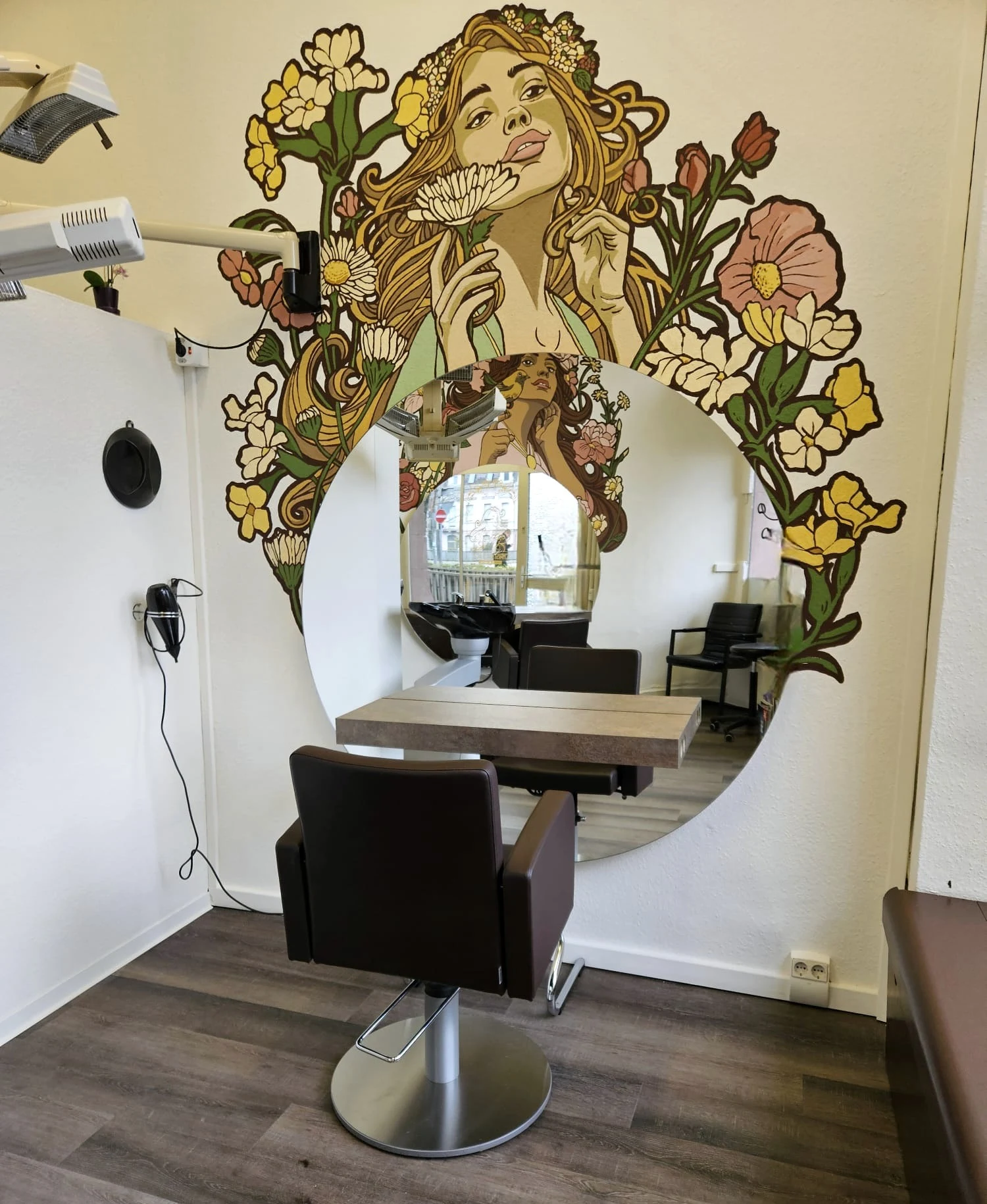 Aktueller Bedienplatz im Friseursalon von Christina Racz